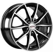 R15/5*114,3 ЕТ38 d67,1 J6,5 диск X'trike X-111M BK/FP [76837]