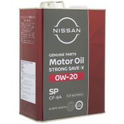 Масло 0W20 NISSAN STRONG SAVE X SP/GF-6A 4л [KLAP0-00204]