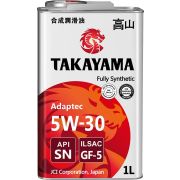 Масло 5W30 TAKAYAMA Adaptec SN/GF-5 Syn 1л [605584]