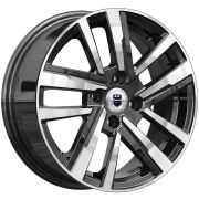 R15/4*100 ЕТ40 d60,1 J6,0 диск K&K Хант (КС1034) алмаз чёрный [79946]